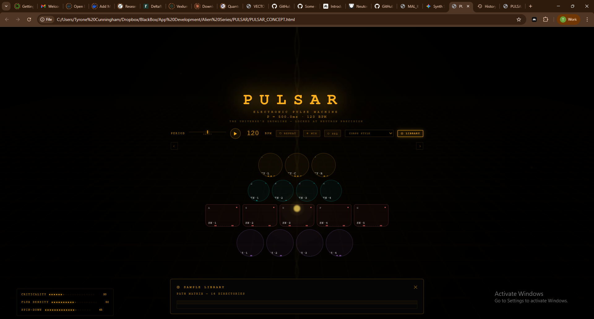 PULSAR — neutron drumline corps kit